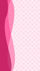 pink background with hearts