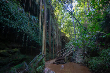 View of Cânion Sussuapara (Canyon Sussuapara) at Jalapão State Park - Tocantins, Brazil