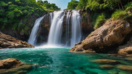 Obraz premium waterfall in the mountains