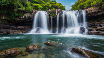 Obraz premium waterfall in the mountains