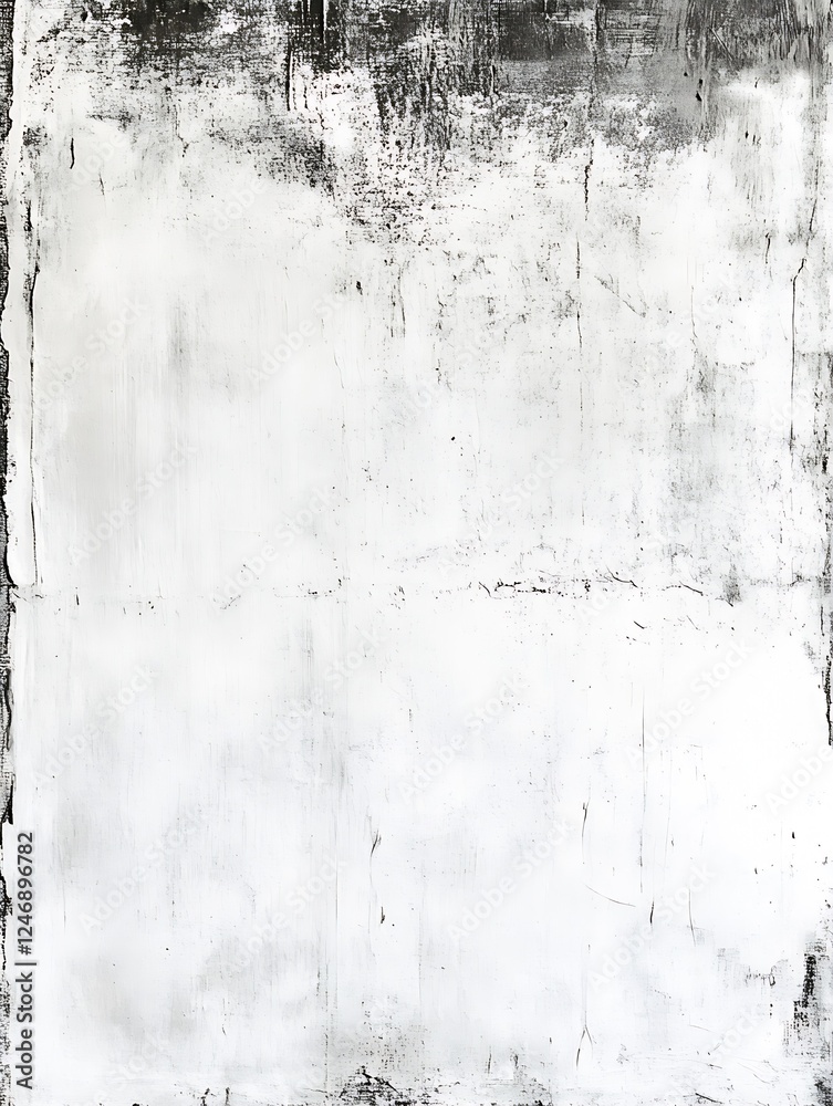 Aufkleber abstract grunge background with textured white and gray concrete : generative ai