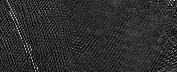 The texture of black mascara.