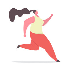 Running Human Illustration
