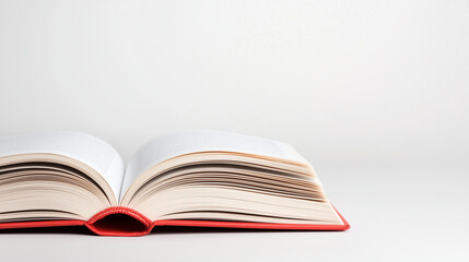 Obraz premium elegant open book with detailed pages