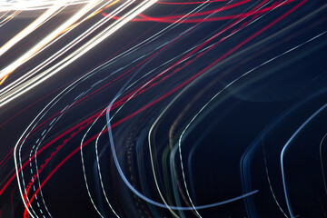 Background with abstract lines. Abstract neon background.