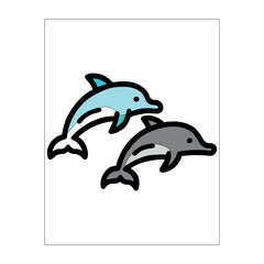 dolphin vector illustration