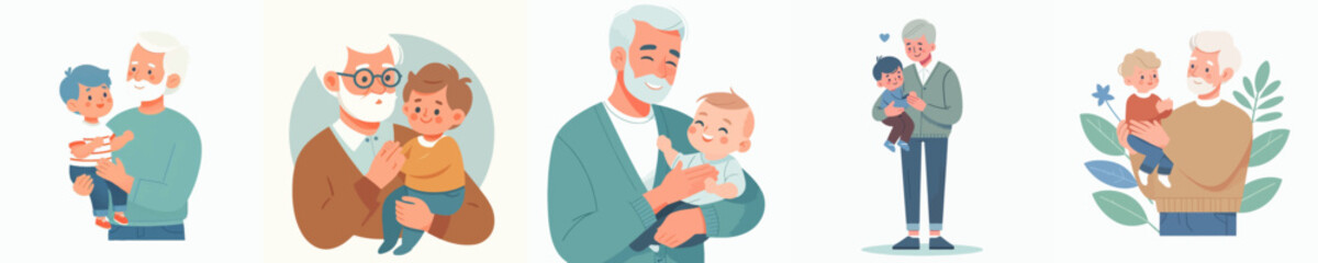 vector set of couples traveling