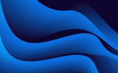 Abstract blue wave background wallpaper curve design art