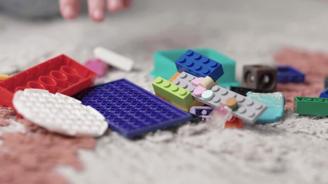 Chilchild, casual, caucasian, chore, chores, clean, clean up, cute, daughter, day, duty, education, toy, apartment, at home, bage, basket, beautifud cleans up her toys. Little girl tydies up her room.