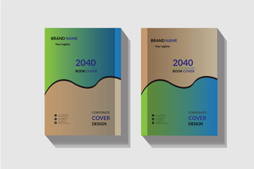 New style and creative book cover design