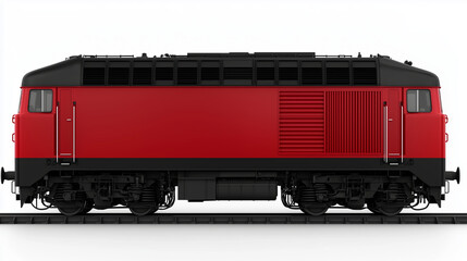 Obraz premium train on a white background