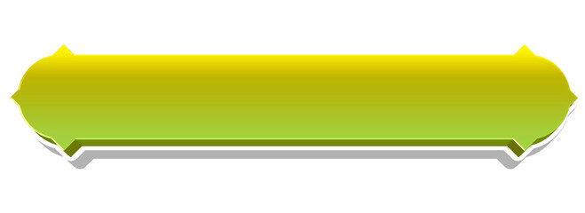 Islamic green title frame label banner luxury 