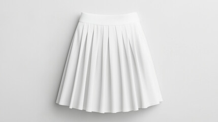 white skirt