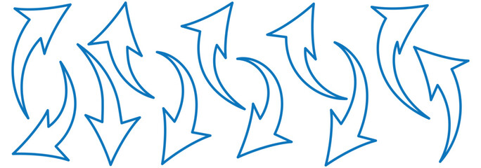 curved arrow png, black curved arrow icon ioslated on transparent background