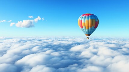 Obraz premium hot air balloon in the sky
