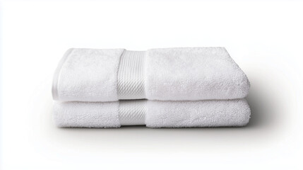 clean white towels