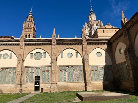 Catedral de Tarazona, arcos, techos y detalles de todo el edificio