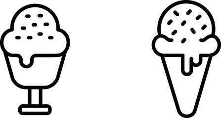  Delicious and Colorful Ice Cream Icons for Desserts, Treats, and Sweet Cravings