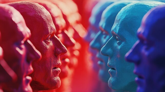 Political polarization undermines democratic values.