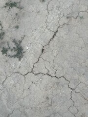 Suelo seco y árido. símbolo de la sequía y cambio climático