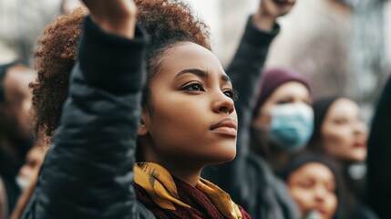Fototapeta premium Social justice movements are gaining momentum globally.