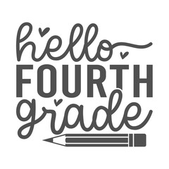 Back To School Saying SVG Design
