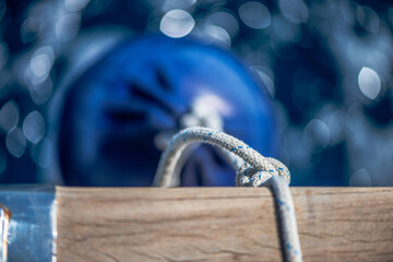 Maritime Essentials: Fender, Rope, and Ship Components at Sea