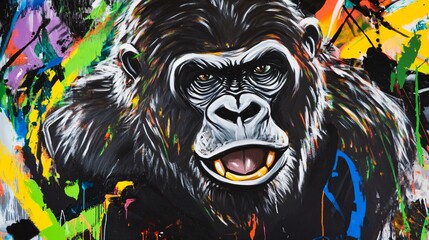 Fototapeta premium Cross river gorilla