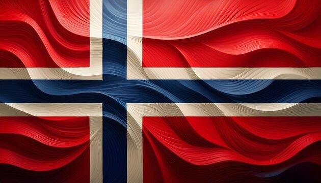 Norwegen Fächerflagge 90x180 Cm – 2 Stück, Polyester, Wetterfest Für Balkon, Garten & Veranda