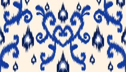 geometric ethnic vintage texture vector art design. textile fashion pattern line ikat seamless pattern and batik fabric texture asian background wallpaper geometry indian. Ethnic abstract ikat art .