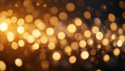 Obraz premium Abstract gold bokeh background