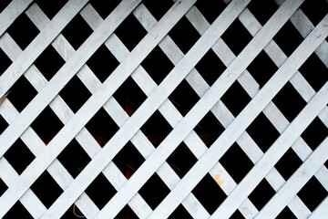 Beautifully interlocked ancient wooden latticework 