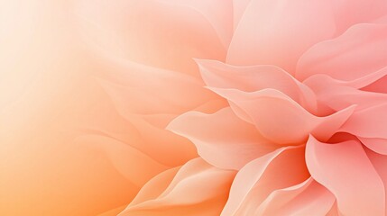 Soft pastel floral background with beautiful petals in pink and peach hues for serene designs and art projects