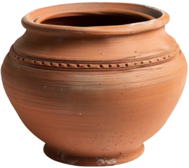 Handcrafted clay pot on a wheel showcasing the artistry of traditional pottery making