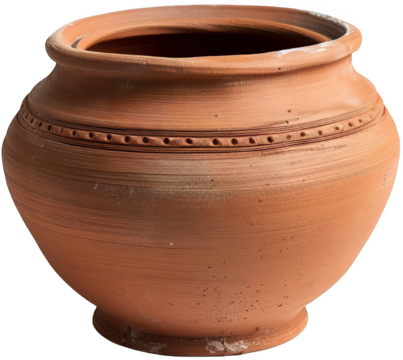 Handcrafted clay pot on a wheel showcasing the artistry of traditional pottery making
