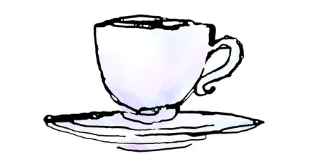 コーヒーカップのイラスト