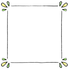 手描きのフレーム