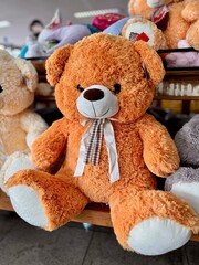 Large display of cute teddy bears