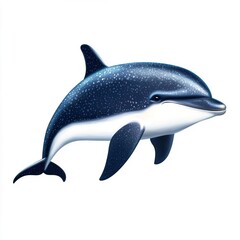 Charming Dolphin Illustration for Ocean Theme Designs and Projects