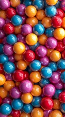 Obraz premium a collection of colorful gumballs.