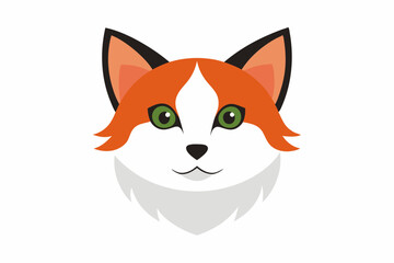 Fototapeta premium red fox vector illustration
