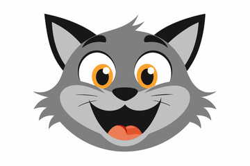 black cat cartoon