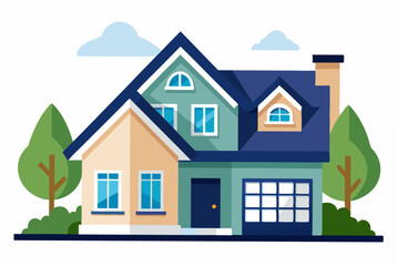 vector illustration of a house