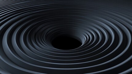 Fototapeta premium Dark swirling vortex, abstract background