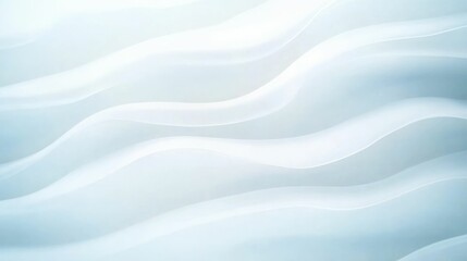 Elegant abstract white wave background for modern and minimalist design projects