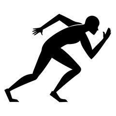 running man silhouette