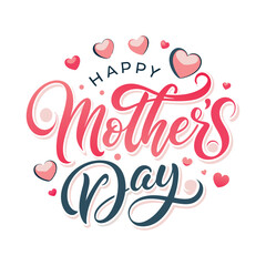 Happy Mothers Day Typography