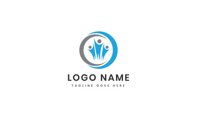 Abstract icons collection success human logo