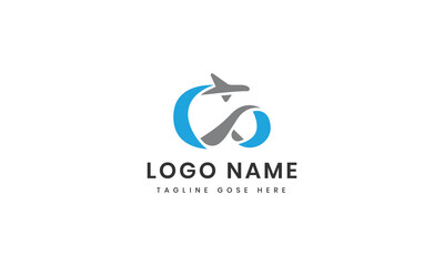 Abstract icons collection c flight fly logo