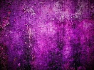 Grunge Purple Portrait, Aged Texture, Vignette, Gritty